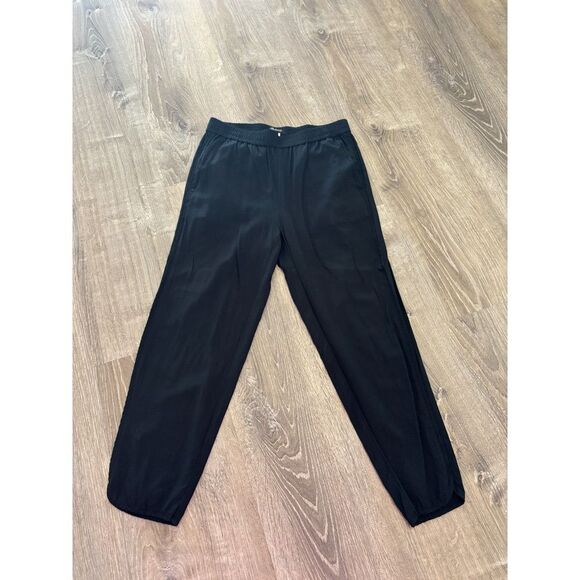 Madewell Black Pull on Elastic‎ Waist Trousers with Pockets - Picture 1 of 3